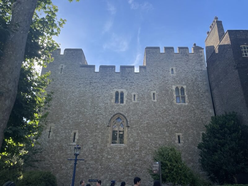 ロンドン塔のビーチャムタワー（beauchamp tower）の写真