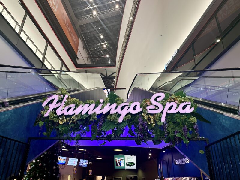 フラミンゴスパ（flamingo spa）の入り口