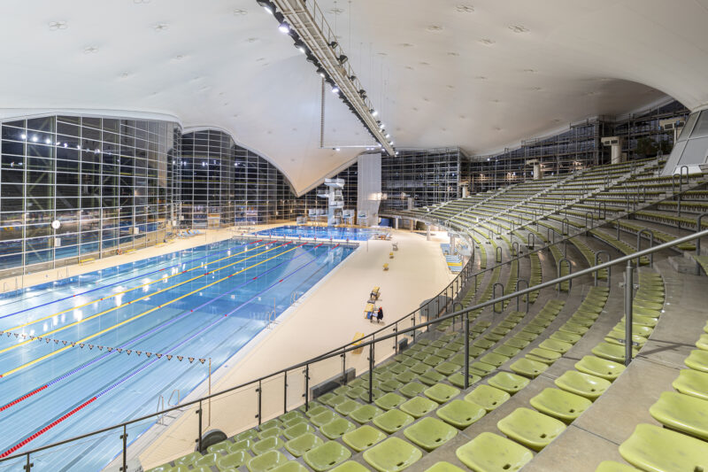 ミュンヘンの「Olympia-Schwimmhalle」にある50mプール